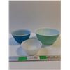 Image 1 : Vintage Pyrex (2) & Anchor Hocking (1) Bowls- As Is