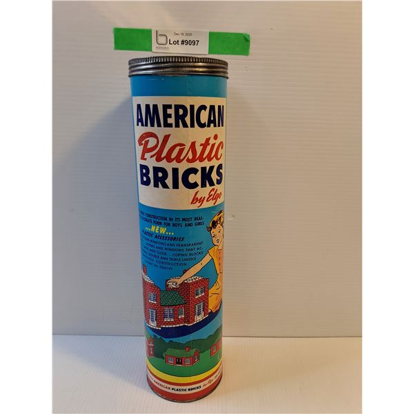 Vintage Plastic Bricks by Elgo - As Is
