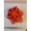 Image 3 : Vintage Japanese Hand-Blown Art Glass Approx 7"Hx 11"W- Has Small Production Flaw, Appears Free From