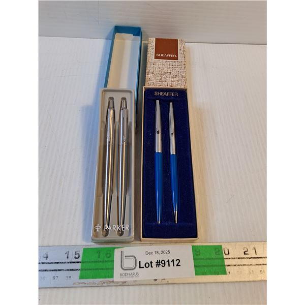 Parker Pen & Mechanical Pencil Set , Sheaffer Pen & Mechanical Pencil Set -
