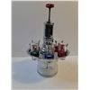 Image 2 : MCM Chrome & Glass Carousel Liquor Dispenser