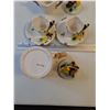 Image 6 : Vintage Tea/Coffee Porcelain Set-  No Cracks , 2 Cups Have Very Small Chip