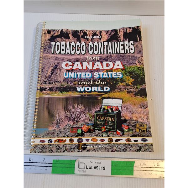 Tobacco Containers Reference Price Guide by Norman Carlson
