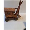 Image 2 : 1930s Toy Excavator/Crane Unmarked, Structo Pressed Metal Toy - As Is
