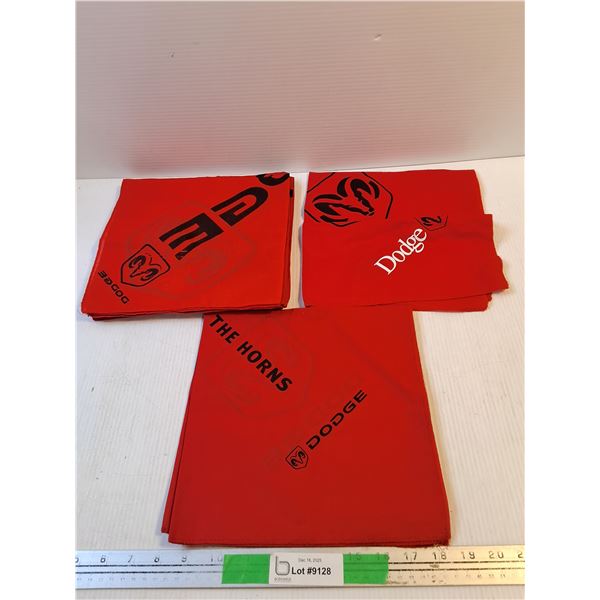 Dodge Ram Bandanas 3 Styles , 8 Total - New Condition