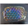 Image 3 : (4) Iridescent Glass Plates 