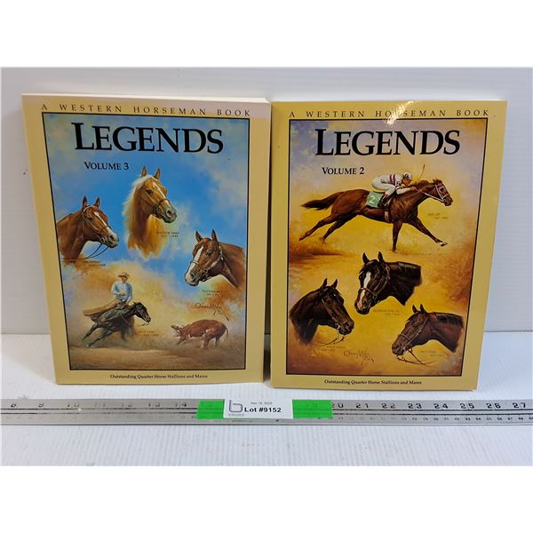 (2) Western Horseman Legends Books, Volume 2 & 3
