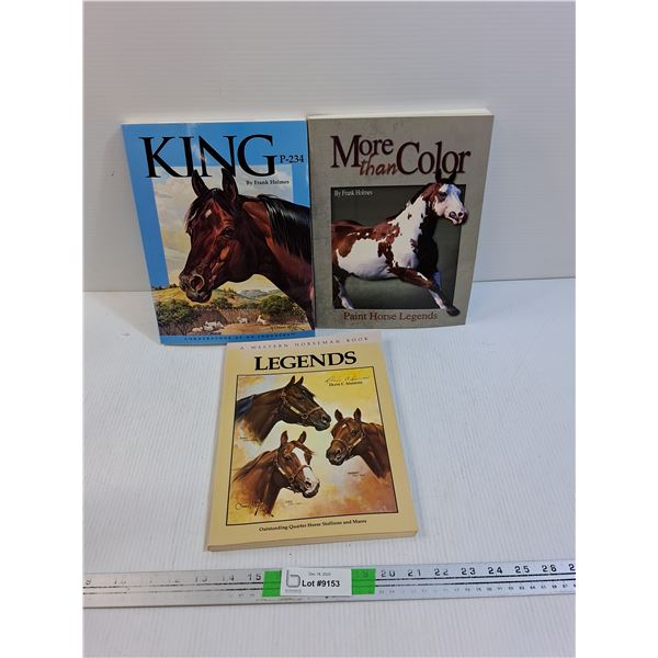 (3) Horse Books- King, More than Color, Legends