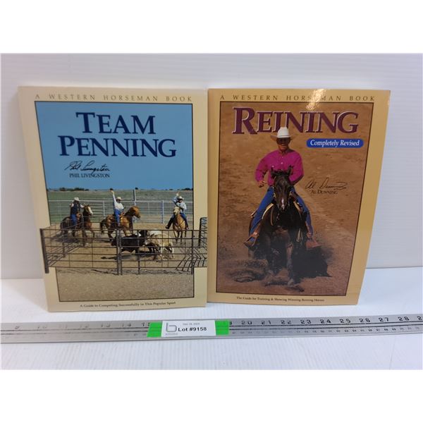 (2) Western Horseman Books- Team Penning & Reining