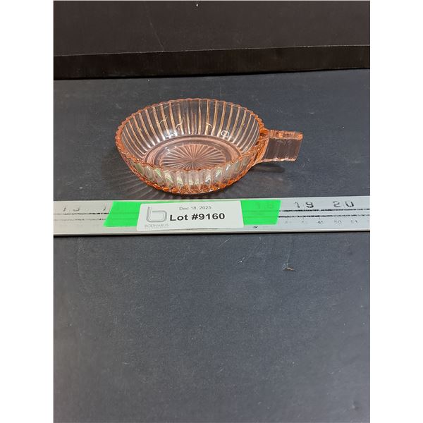 Pink Queen Mary Depression Glass Bowl