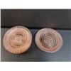 Image 2 : (7) Queen Mary Pink Depression Glass Sandwich & Dessert Plates