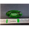 Image 1 : Green Glass Ashtray 4.5"