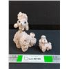 Image 1 : (2) Vintage Lefton Spaghetti Ceramic Poodle Figurines