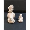 Image 2 : (2) Vintage Lefton Spaghetti Ceramic Poodle Figurines