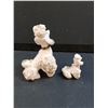 Image 3 : (2) Vintage Lefton Spaghetti Ceramic Poodle Figurines