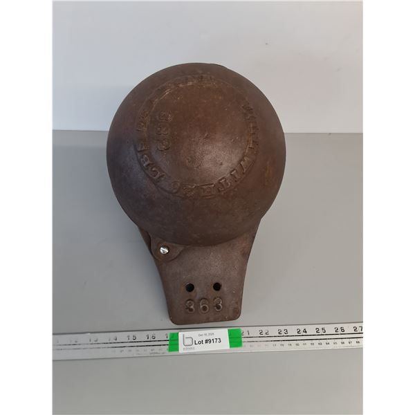 Antique Cast Iron Windmill Weight, Cannot Ship