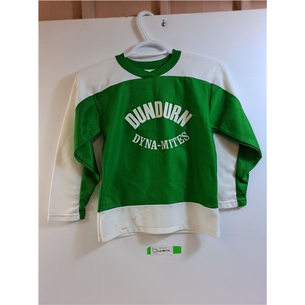 Dundurn Dyna-Mites Junior Jersey- S, Some Staining