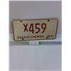 Image 1 : Vintage Saskatchewan "X" License Plate- 1971