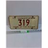 Image 1 : Saskatchewan Home of the RCMP Vintage License Plate- 1973