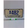 Image 1 : "X" Saskatchewan License Plate- 1976