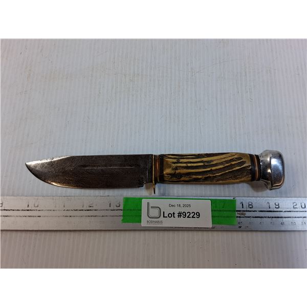 Hunting Knife with Wood Handle 9.75"