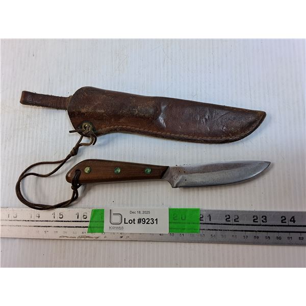 8" Russell Belt Knife with Sheath