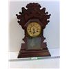 Image 1 : Wooden Grandmother Clock 15" x 4.25" x 22"- As Is, Pickup Preferred