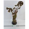 Image 1 : French Art Nouveau Figural Table Lamp-"Forgeron"-untested-as is