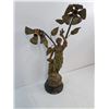 Image 3 : French Art Nouveau Figural Table Lamp-"Forgeron"-untested-as is