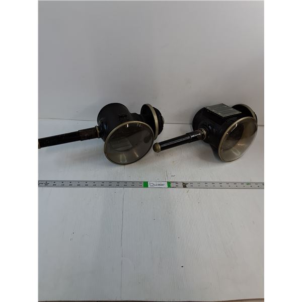 Pair of Vintage Coach Lanterns