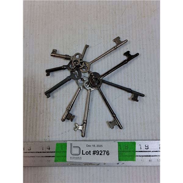 (10) Skeleton Keys Up to 3"