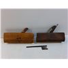 Image 2 : (2) Antique Wooden Molding Planes