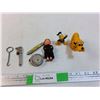 Image 1 : Vintage Disney Figurines, Kewpie Doll, Retractable Tape Measure, Misc.