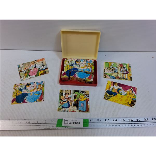 Vintage West German Six Sided Cube Puzzle