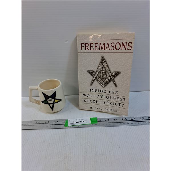 Free Masons Book & Eastern Star Mug