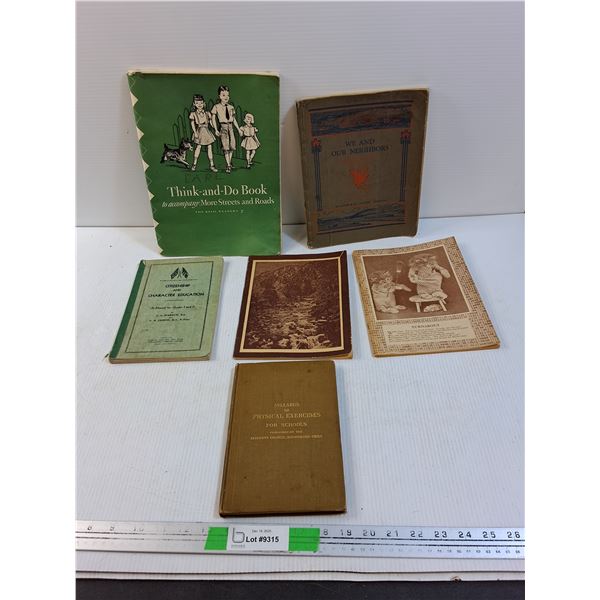Vintage Books- Physical Exercises, Notebooks, Streets & Roads, Misc.