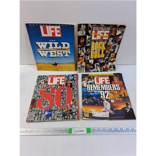 (4) Life Magazines- 1989-93