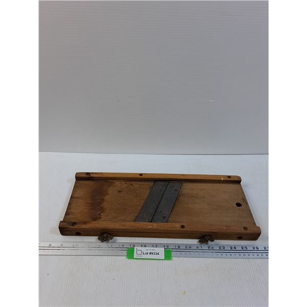 Vintage Wooden Cabbage Slicer/Mandolin - 18" x 7"