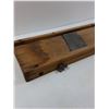 Image 2 : Vintage Wooden Cabbage Slicer/Mandolin - 18" x 7"