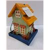 Image 4 : Wooden "Fire Station" Bird Feeder - 7.5" x 7.5" x 10"