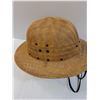 Image 2 : Wicker Pith Helmet Safari Style Hat - Approx Size Large - Adjustable