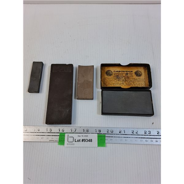 (4) Sharpening Whet Stones - Various