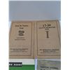 Image 4 : (4) Vintage Tractor Manuals - Various