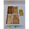Image 1 : (5) Vintage Farmers Pocket Ledgers