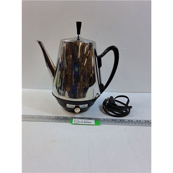 Vintage Sunbeam Electric Percolator- Powers on