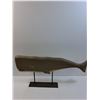 Image 5 : Sperm Whale Carving Decor on Stand - 27" x 12"