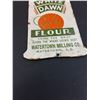 Image 2 : Enamel Metal Sign, White Dawn Flour - 9.5" x 6"