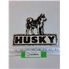 Image 1 : Enamel Metal Sign - Husky - 8" x 6.5"