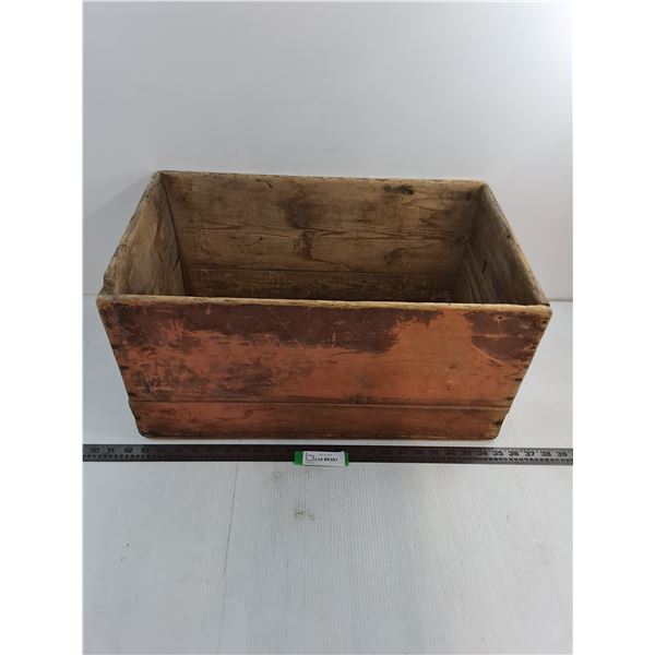 Vintage Wooden Crate - 23x14x11"