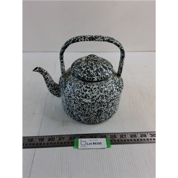 Vintage Enamel Ware Teapot